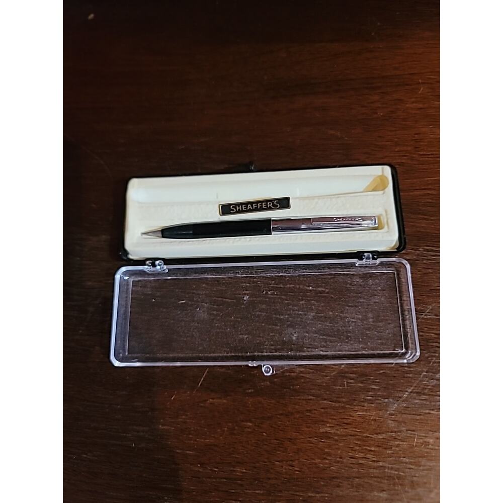 Sheaffer's Mechanical Pencil Vintage In Case Working With Lead Inside
